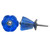 Indian Shelf 2 Pieces Knobs Dresser | Tulip Kitchen Knobs and Pulls | Blue Hardware Pulls | Glass Knobs | Farmhouse Knobs for Cabinets | Dresser Drawer Knobs