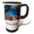 3dRose Indonesia, West Papua, Raja Ampat. Bluestreak cleaner wrasse... - Travel Mugs (tm-366324-1)