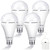 Rechargeable Emergency LED Light Bulb White Light Bulbs 6500k Battery Backup for Power Failure with Hook E27 Base for Camping Outdoor Activity Power Outage (8 Pieces,12 Watt)