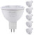 DiCUNO MR16 GU5.3 LED Bulb 50W Halogen Replacement Warm White 2700K, Non-dimmable, 5W 12V MR16 Spotlight Bulbs Bi-Pin Base, 38 Degree Beam Angle, 500LM for Landscape, Accent, Track Lighting, 6 Pack