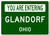 Glandorf, Ohio - You are Entering US City Sign - Metal Novelty Sign for Home Decor, Personalized Sign, Man Cave Wall Decor, US City Street Sign - 10x14 inches