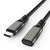 USB C Extension Cable 6.6ft, USB Type-C Male to Female Cord, [USB3.1 Gen2/10Gbps] Sync Transfer USB C Extender 100W/5A Fast Charging Compatible with MacBook,Laptop,Tablet,Mobile Phone and More