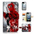 iPhone 5 5S / iPhone SE Flip Case Wallet Cover with Screen Protector - US B30022 - Deadpool Super Hero Ninja B30022