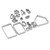 18Pcs Set Stainless Steel Cookies Cutter Biscuits Mold Gingerbread House Mold DIY Baking Tool Cookies Cutter Baking Mold Set