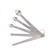 5Pcs Measuring Spoons Stainless Steel Measuring Spoons Cups Set for Gift Measuring Dry and Liquid Ingredients Baking tools