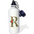 3dRose Glam Monogram Initial R Image Of Gold Leopard Spots Red... - Water Bottles (wb-371243-1)