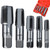 NPT Thread Forming Taps - 5 Pieces 1/8", 1/4", 3/8", 1/2", 3/4" Pipe Taps Set with Storage Box Drill Bits for Cleaning or Re-thread Damaged or Jam Pipe Threads, High-speed Steel Material