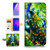 (for Samsung Note 9, Galaxy Note 9) Flip Wallet Case Cover & Screen Protector Bundle - A4112 Peacock