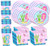 Mermaids Under the Sea Birthday Party Supplies Set Plates Napkins Cups Tableware Kit for 16 by Birthday Galore