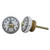 IndianShelf 2 Pack Dresser Drawer Knobs Vintage|Hatfield Ross Clock Dresser Knob|Multicolor Kitchen Drawer Pulls & Knobs|Ceramic Modern Pull Hardware Cabinets|Shabby Chic Knobs|Kitchen Cabinets Knobs