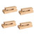 Cabilock 4pcs Solid Wood Towel Hook Jacket Hanger Stand Wooden Coat Hanger Wood Coat Hooks Wood Wall- Mounted Hanger Wall Coat Hook Wall Mount Clothes Rack Wood Hook Rack Towel Hanging Hook