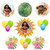 Mayflower Products Disney Moana Party Supplies Balloon Decoration Kit with Jumbo Moana Sun Foil