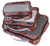 American Flyer Paisley 3 Piece Set Perfect Packing System, Maroon, One Size