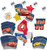 Disney Cars 4th Birthday Party Supplies 8 Guest Kit and Balloon Bouquet Decorations