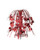 Creative Converting Cascade Graduation Centerpiece, Mini, Red