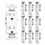 TOPELER 20A Tamper Resistant Duplex Receptacle Standard Wall Outlet, Decorative Electrical Receptacle, Child Proof Safety, Self-Grounding, White, UL Listed, 10 Pack