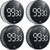 4 Pieces Digital Kitchen Timers, Large LED Display Magnetic Countup Countdown Timer for Cooking with 3 Level Volume Classroom Timer for Children and Teachers, Productivity Timer for Studying, Baking