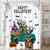 Lofaris Happy Halloween Gnomes Shower Curtain for Bathroom Green Truck Pumpkin Spooky Skull Bats Horror Spider Web Dead Tree Waterproof Fabric Curtain Set Decor with 12 Hooks 72"x72"