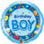 Qualatex Foil Balloon 026269 Birthday Boy-Blue, 18", Multicolor