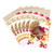 Hallmark Pack of Thanksgiving Cards, Turkey (6 Cards with Envelopes)