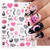 Halloween Nail Art Stickers Decals Halloween Pumpkin 3D Nail Stickers Halloween Nail Art Supplies 8 Sheets Skull Blood Ghost Spider Web Bat Design Sliders for Women DIY Manicure Nail Art Decoration