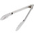 (Set of 12) 10-Inch Stainless Steel Utility Tongs, Kitchen/Serving Tong with Scalloped Gripping Edge and Locking Ring