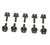 Snap Fastener Machine Screw Stud, 1/2" Stainless Steel #8 Screw, 10 Pc. Set
