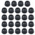 24-Pack Antrader 0.83" x 0.4" Conical Recessed Rubber Feet Bumpers Pads with Washer