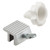 Defender Security U 11127 Locking Wrench and Window Lock Kit, Zinc Plated Finish