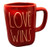 Rae Dunn by Magenta LOVE WINS Red Mug