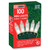 100 Christmas Mini Lights - 24.8 ft / 7.5m - 120V - Warm White Bulbs 2800K - Green Wire - 120V - End to End Connection - Indoor & Outdoor Use - Light Strings for Christmas Tree and New Year Decoration
