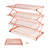 Geesta 2/3/4-Tier Collapsible Cooling Rack with Adjustable 3 Setting Design Stackable Cooling Roasting Cooking for Cookies Baking - Copper Cooking Utensils