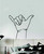 Shaka V4 Hang Loose Hand Wall Decal Home Decor Art Vinyl Sticker Quote Bedroom Teen Inspirational Girls Boys Kids Baby Nursery School Smile Happy Ocean Beach Surf Positive Good Vibes