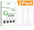 for iPhone 7 Plus 6S Plus 6 Plus Screen Protector, RKINC iPhone 7 Plus Tempered Glass Screen Protector for Apple iPhone 7 Plus, iPhone 6S Plus, 6 Plus 2016, 2015 (iPhone 7 Plus, 3-Pack)