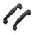 Ravinte 10 Pack Solid 3 Inch Kitchen Cabinet Handles Matte Black Cabinet Pulls Black Drawer Pulls Kitchen Cabinet Hardware Kitchen Handles for Cabinets Cupboard Handles Drawer Handles