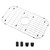 APPASO Sink Protectors for Kitchen Sink, 26-1/16" x 14-1/16", Center Drain Kitchen Sink Grid and Stainless Steel Sink Protectors, Sink Bottom Grid for Single Bowl Sink, Premium Sink Rack