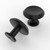 Asidrama 10 Pack Matte Black Kitchen Cabinet Knobs Dresser Knobs Drawer Knobs Cabinet Hardware Zinc Knobs for Dresser Drawers