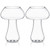 2 Pcs Mushroom Cocktail Glass Creative Martini Mushroom Glass Cup Glass Goblet Drink Cup for Wine Champagne Cocktail Home Bar Party, 260 ml