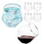 LUODA Silver Diamond Shaped Plastic Stemless Wine Glasses Set of 24, Disposable 12 Oz Silver Plastic Whiskey Glasses for Birthday, Housewarming and Wedding