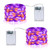 Joomer Orange&Purple Halloween Lights,16.4Ft 50 LED 2 Modes Twinkle Fairy Lights 2 Pack Battery Operated Lights for Halloween Decorations