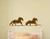 Horse Wall Decal, Mustang Stallion, Vinyl Sticker, Western Theme Home Office, College Dorm, Boy, Girl, Teen Student Room Decor, Running Pony (15 X 60 inches)