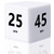 Cube Timer,Time Management Cube,Gravity Sensor Flip Timer 5-15-25-45 Minutes for Study,Kitchen Cooking,Workout,Yoga (White)