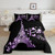Feelyou Paris Eiffel Tower Comforter Set Girly Lavender Purple Bedding Set for Kids Boys Girls Butterfly Comforter Famous City Scene Decor Quilt Set Room 2Pcs Twin Size