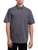Volcom Men's Everett Solid Short Sleeve Shirt Asphalt Black