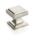 Home Expert Silver Cabinet Knobs 10 Pack Kitchen Cabinet Knobs Square Black Knobs for Kitchen Cabinets and Drawers Brushed Nickel Drawer Pulls and Knobs Closet Door Knobs