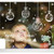 DegGod Christmas Snowflake Window Clings Decorations, 190 Pcs Removable White Snowflakes Baubles Bells Xmas Wall Stickers Glass Decal for Winter Wonderland Christmas Party Decorations Ornaments