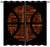 Sports Basketball Blackout Curtains for Girls Boy Home Decor, Teens Game Shot Ball Grommet Thermal Insulated Drapes Darkening Window Curtain for Bedroom Living Room, 42 x 45 Inch
