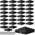 4 x 4 Post Caps Aluminum Pyramid Post Caps Cover Fence Deck Post Top Caps for 4'' x 4'' Nominal Posts (Actual 3.5'' x 3.5'') Sleeve with Screws for Outdoor Mailbox Dock Wood Posts (4 Packs)
