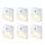 Onsinn Plug in led Night Light with Dusk to Dawn Twilight Sensor,auto led Night lamp for Kids,Bedroom, Stairs,Kitchen Lighting (Dusk to Dawn Sensor, Warm White 6pack)