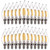 FLSNT Dimmable LED Candelabra Bulbs 40W Equivalent, E12 Base LED Chandelier Light Bulbs, 2700K Soft White, 24 Pack